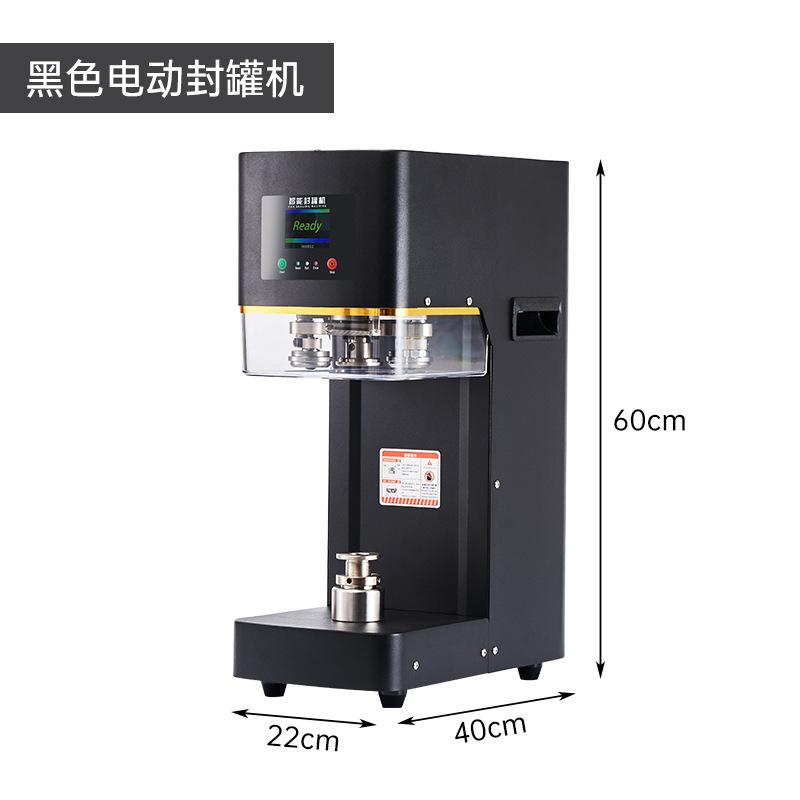 Zhuojin máquina de sellado de latas fácil de tirar máquina de sellado de latas comercial de bebida de leche y té tapa de aluminio sellado de botella sellado máquina de sellado automática