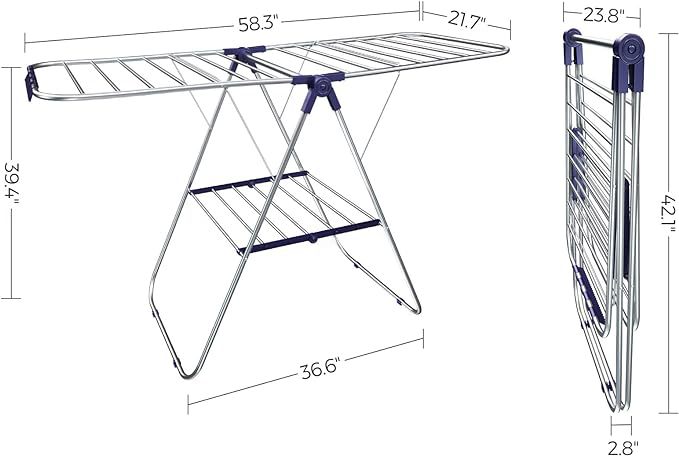 Fábrica al por mayor percha de secado de ropa plegable sin instalación balcón percha de secado de ropa para bebés percha de secado de suelo percha de secado