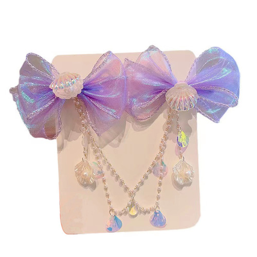 Children's Super Fairy Bow Baby Hair Clip Girls Girl Hairband Headwear Super Fairy Baby Hair Clip Women's Hair Accessories