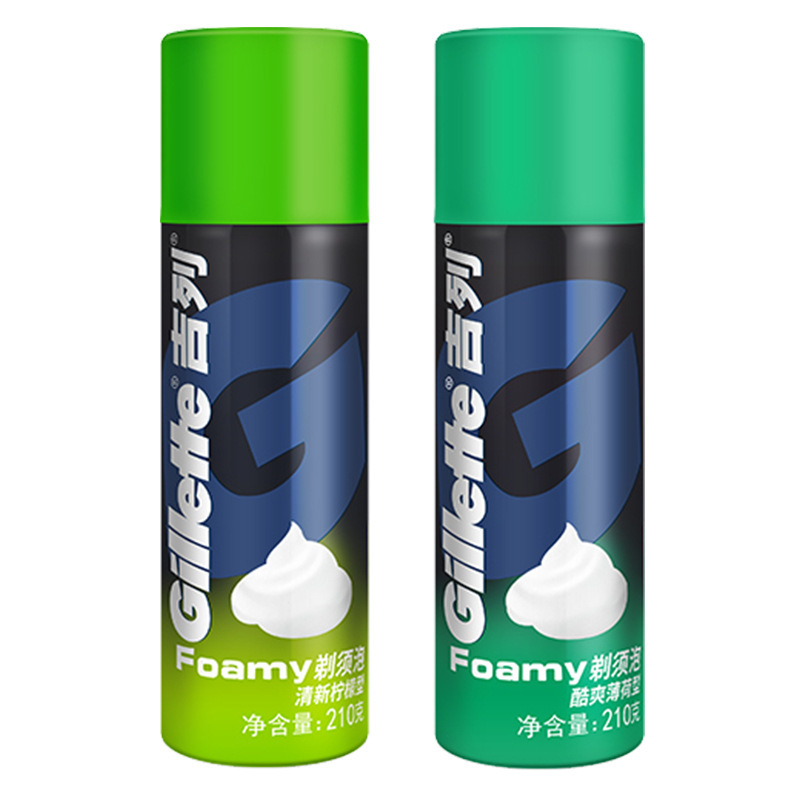 Gillette Manual Razor Foam Men's Shaving Foam Shaving Gel Shaving Cream Fresh Lemon Genuine Product Gillette Manual Razor Foam Men's Shaving Foam Shaving Gel Shaving Cream Fresh Lemon Genuine Product