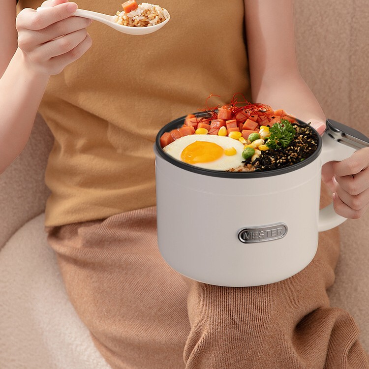 美斯特迷你1-3人电饭锅1.2L智能迷你多功能一体550W陶瓷釉电煮锅|undefined