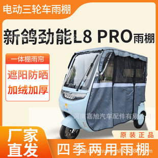 Новый электрический трицикл Pigeon Jineng L8Pro с специальной дождевой шторой, тентом, оптовая цена от производителя