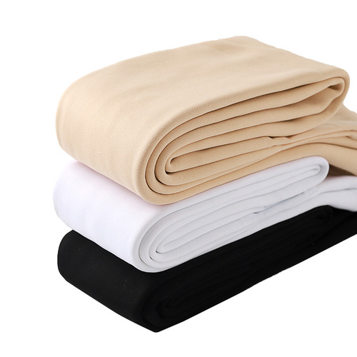 Children's dance socks, autumn and winter velvet thickened girls' leggings for outer wear, anti-pilling ballet white pantyhose