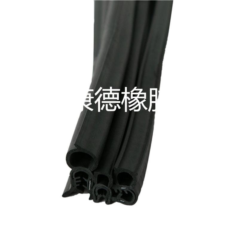 幕墙胶条 三元乙丙侧泡顶泡密封条 汽车挖掘机驾驶室密封胶条防水