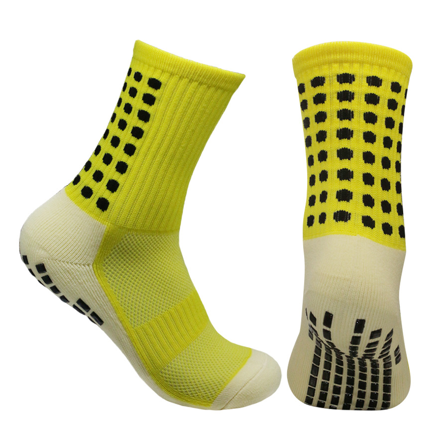 Calcetines de fútbol calcetines deportivos Calcetines antideslizantes dispensadores de media pantorrilla niños y adolescentes Calcetines de entrenamiento para mujeres 33-39