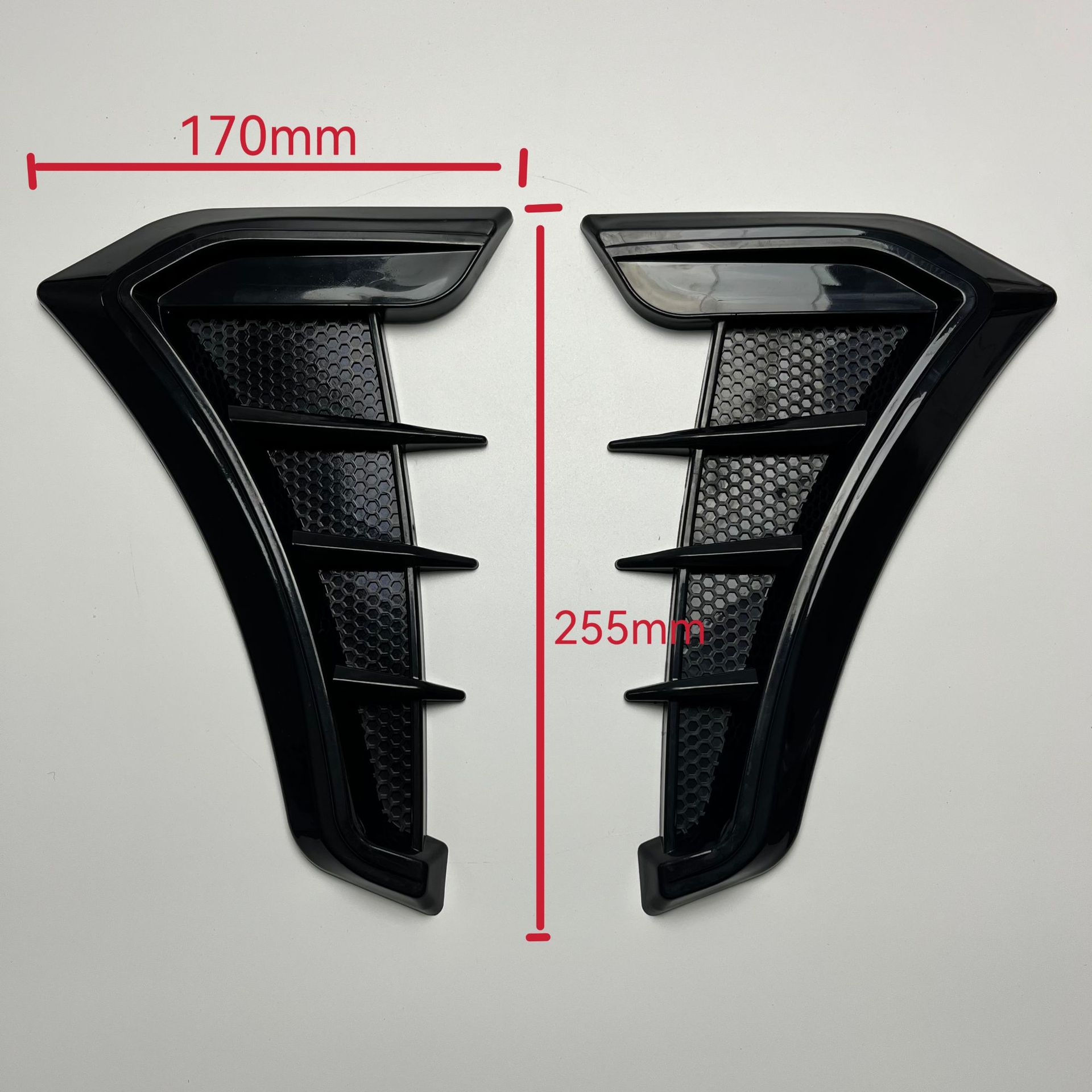 Car Simulation Shark Gill Fender Wing Modification Car Sticker Shark Fin Decorative Sticker Sealing Sticker Dropshipping