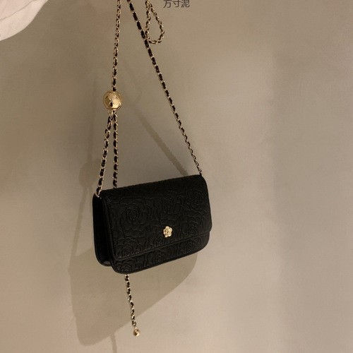 South Wind Mountain Open Small Square Bag Women's New Fashion Trendy Versatile Chain Shoulder Crossbody Bag Factory One Piece Wholesale 