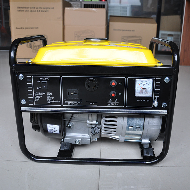 Small generator 110V US standard 220V European standard household outdoor generator set 1KW four-stroke gasoline engine