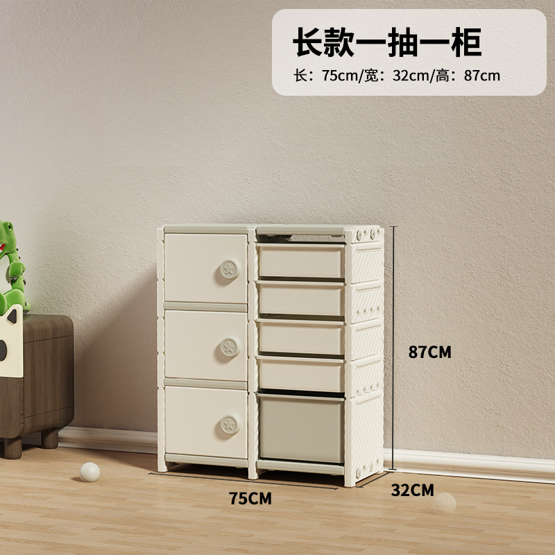 子供用玩具収納棚床置き多層家庭用赤ちゃん置物玩具棚簡易分類整理箱ロッカー