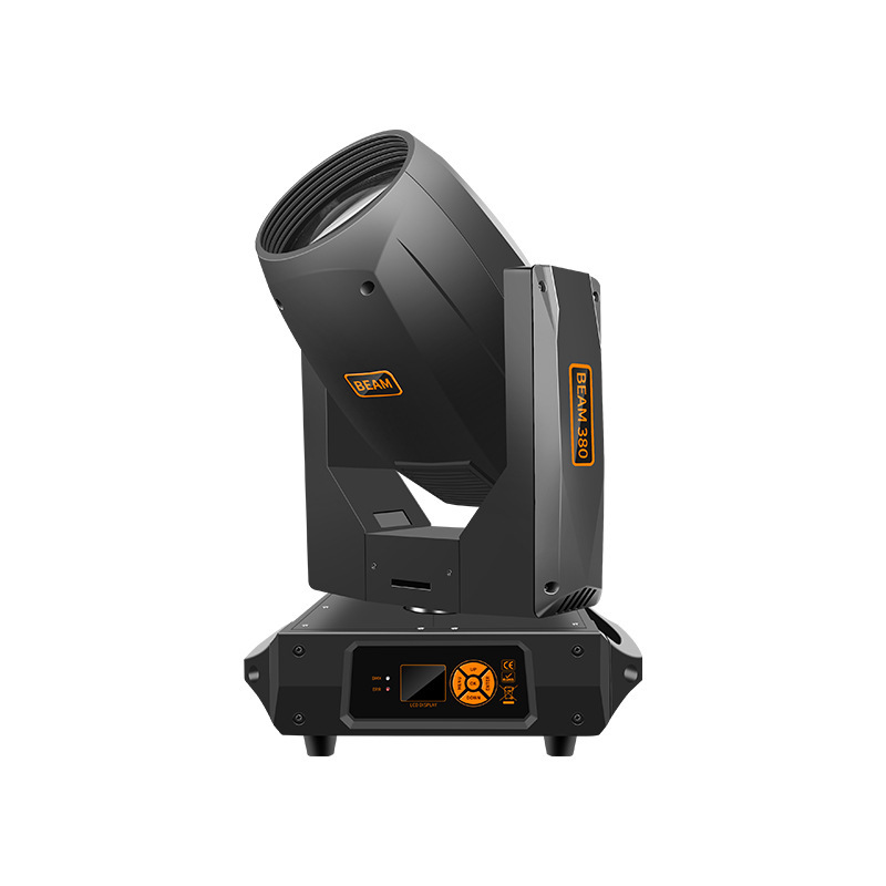 380W lámpara de haz de doble prisma con portol 17R computadora cabezal de rotación barra de boda espectáculo iluminación del escenario