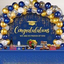 L 31645 Blue Gold Balloon Arch �к���������װ�� ŷ������羳