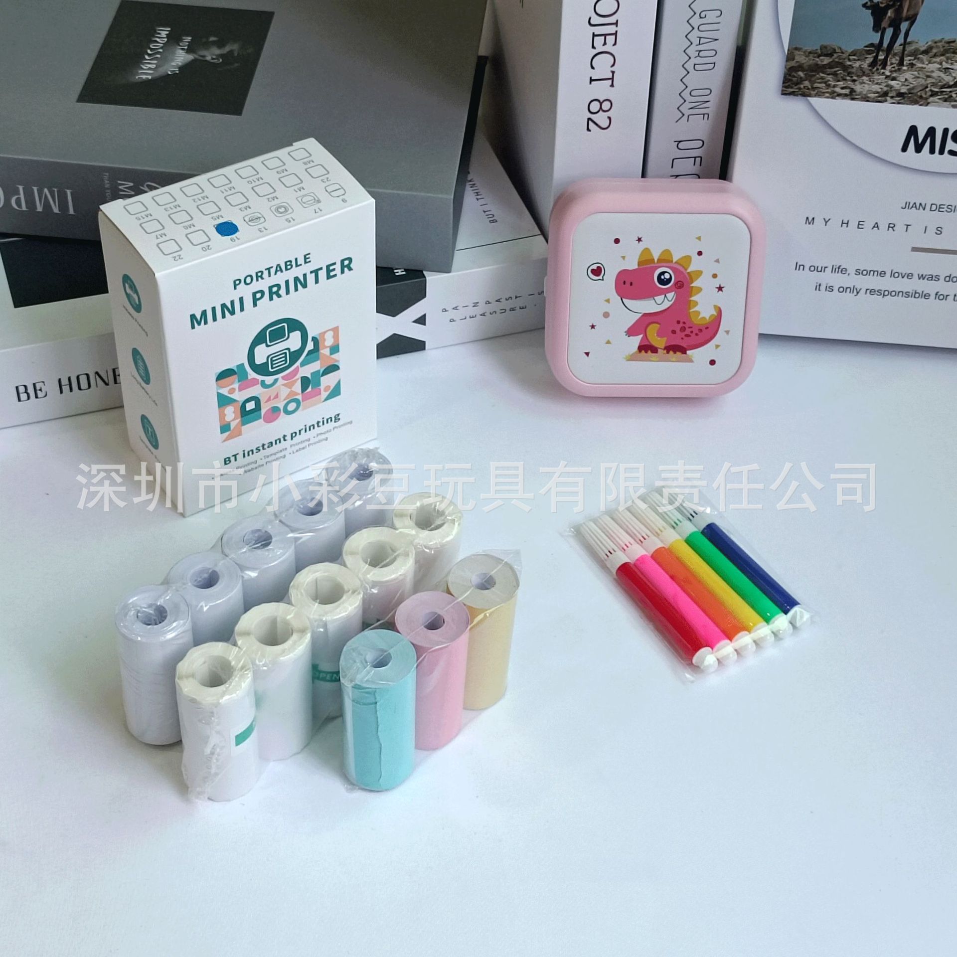 M3 공룡 가루 + 감열지 5개 + 접착지 5개 + 색종이 3개 + 색펜