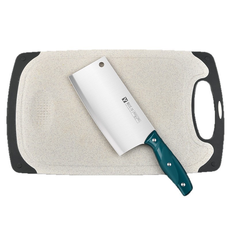 Inventario de corte de tablero de corte doméstico, cuchillo de cocina ultrarrápido, cuchillo de cocina 2 en 1 de regalo, conjunto de cuchillos de cocina afilado