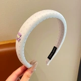 фиолетовый波点小熊标海绵发箍