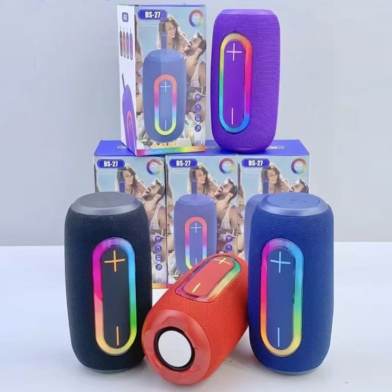 新款蓝牙音箱重低音炮高音质大功率户外家用高颜值氛围灯便携音响|undefined