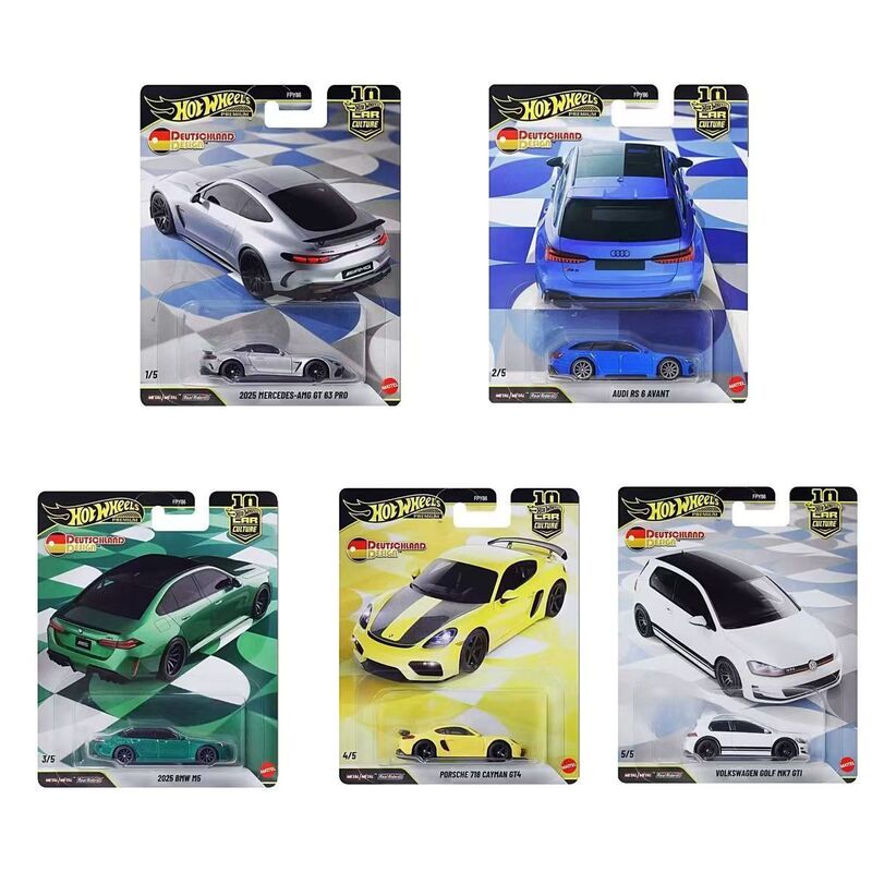 Hot Wheels Car Culture German Design Culture Mercedes-Benz Audi Porsche Volkswagen Alloy Car Models Hot Wheels Car Culture German Design Culture Mercedes-Benz Audi Porsche Volkswagen Alloy Car Models