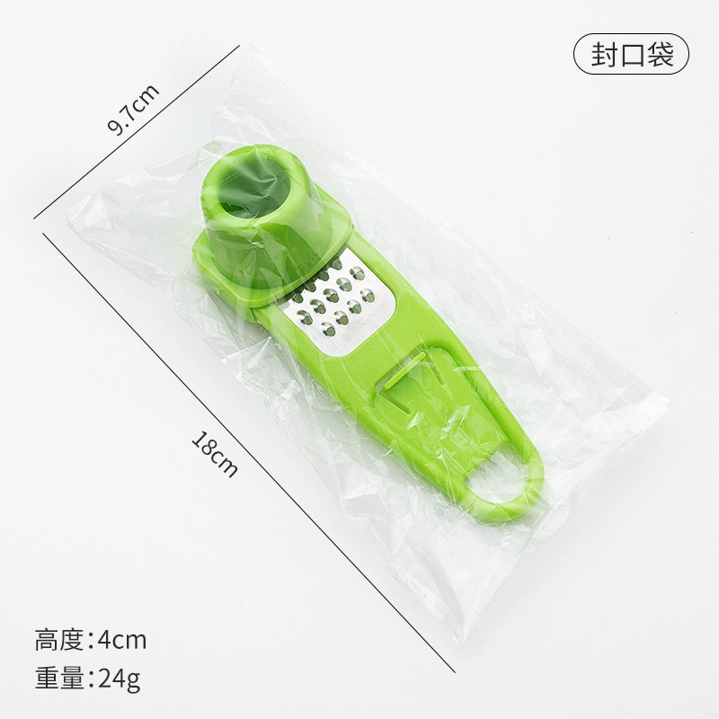 Multifunctional Garlic Grinder, ABS/PP Body with 410 Stainless Steel Blade, Compact