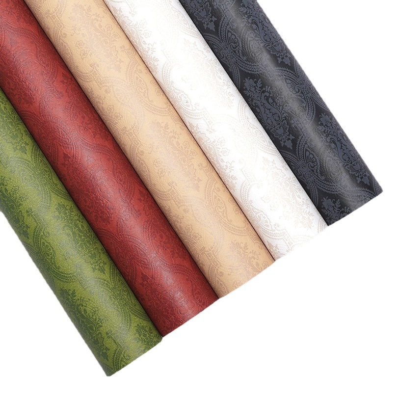 Grueso vintage impreso papel Kraft gran marca estilo flor papel de embalaje ramo material de embalaje Flor de Papel floral