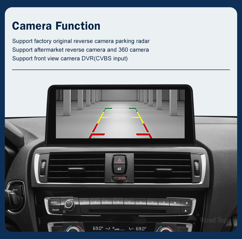 10.25''CarPlay Car Multimedia Display Screen for Bmw 1/2 Series NBT System