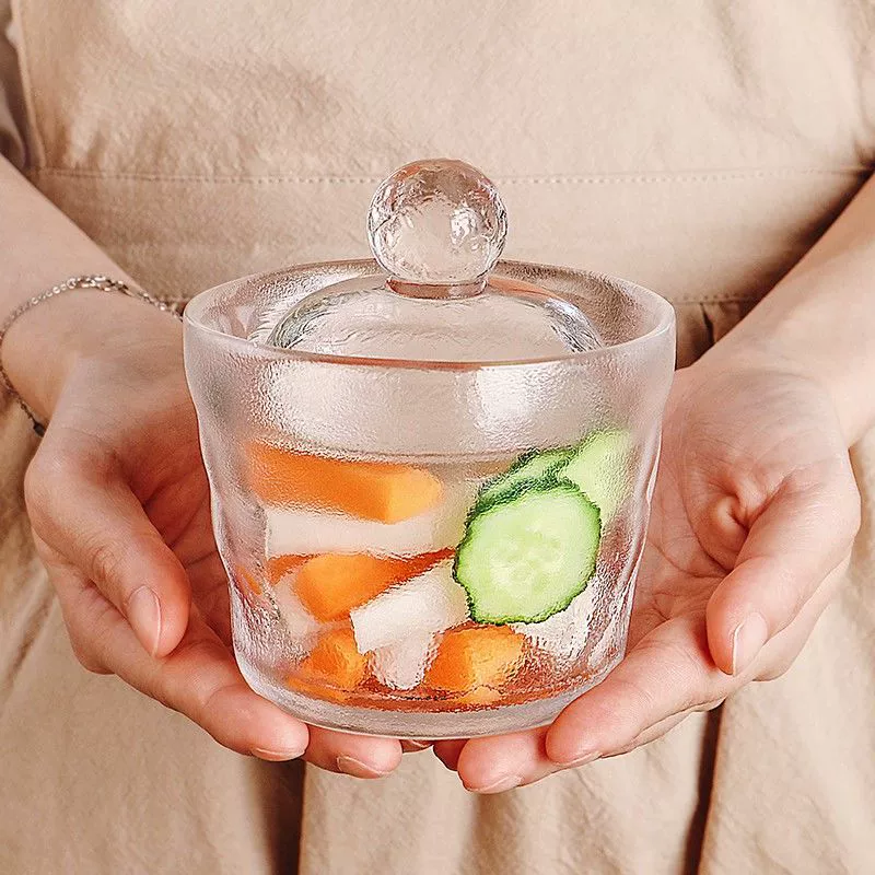 Японская банка для маринованных овощей из кованого стекла, пригодная для пищевых целей, банка для маринованных огурцов, банка для маринованных овощей, банка для кимчи, оставляющая пятна на коже в течение ночи, для домашнего использования.