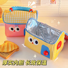上班族午餐带饭保温手提袋加厚铝箔学生可爱高颜值餐包饭盒便当包