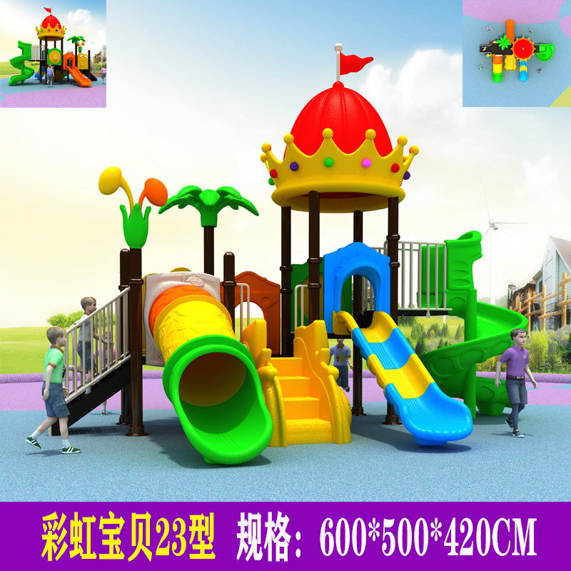 Deslizamiento infantil nuevo deslizamiento de jardín de infantes al aire libre comunidad parque de juegos al aire libre combinación deslizamiento