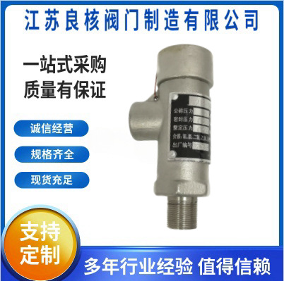 DA21F-16P低温安全阀304不锈钢丝扣弹簧微启低温不锈钢安全阀DN50