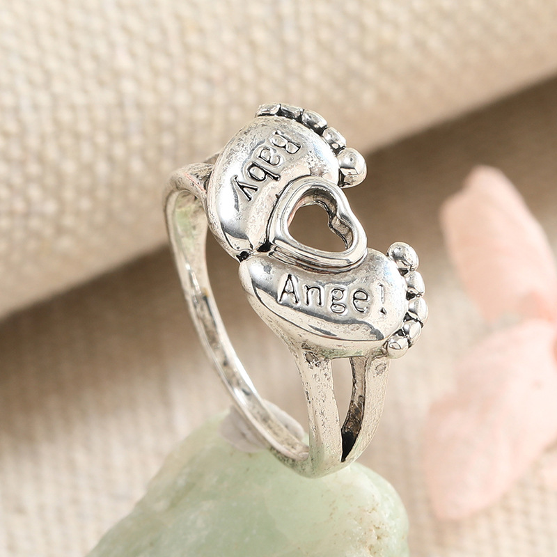 Trend cute retro fashionable creative small design ring