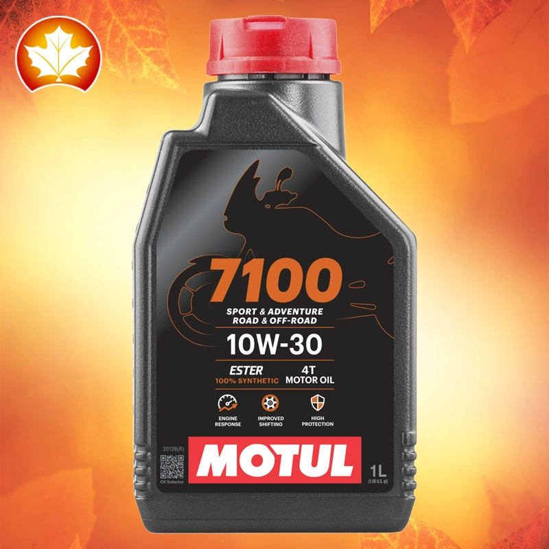Мотер моторное масло 7100 4T 10W-30 Франция импортировала полностью синтетический мотоцикл четырехтактное смазочное масло для двигателя