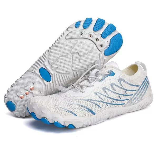 Outdoor Water Shoes with Copper Spikes and Buckles, Anti-Static Grounding Shoes with Copper Buckles, Barefoot Beach Water Shoes