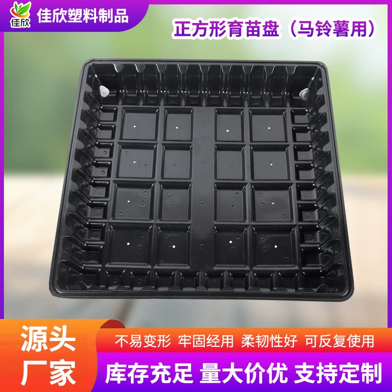 Оптовые поставки от производителя: термостойкие лотки для рассады картофеля, квадратные лотки из утолщенного и утолщенного полистирола для пересадки овощей, для трансграничной торговли.