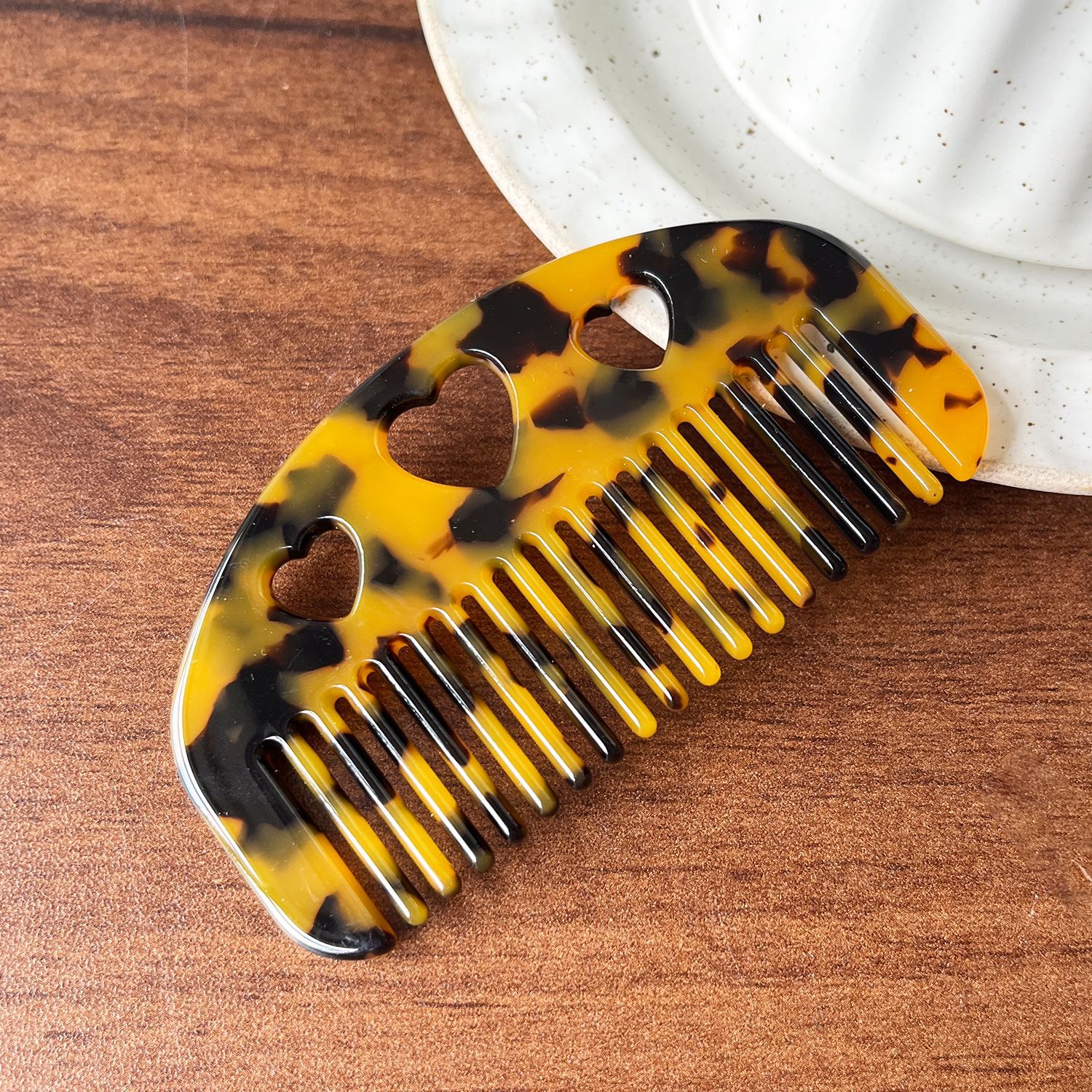 Sensación de alto nivel ~ acético placa portátil lavable pein de cabello antiestático pein de cabello retro