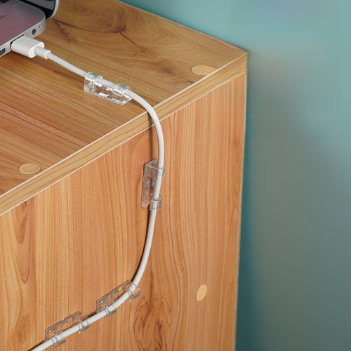 Cable Management Organizer, Cable Ties, Fixed Mesh, Cable Routing Gadget, Self-Adhesive Cable Clips, No-Hole Cable Tidy