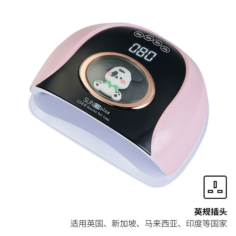 256w luz de manicura de alta potencia LED inteligente manicura luz de horno UV manicura luz de horno encantadora muñeca luz de fototerapia transfronteriza