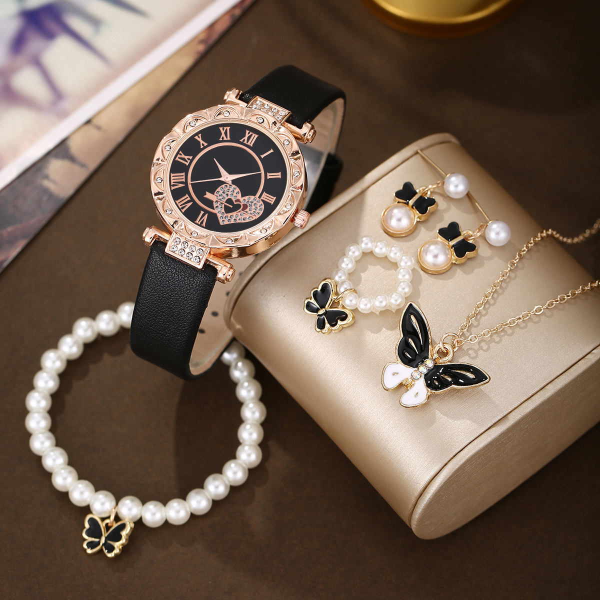 5¼þÌ׺ÚɫÕäÖéºûµûÊ×ÊÎÌ×װ£¨ºÚɫÊֱí¹â°åƤ£© (1).JPG