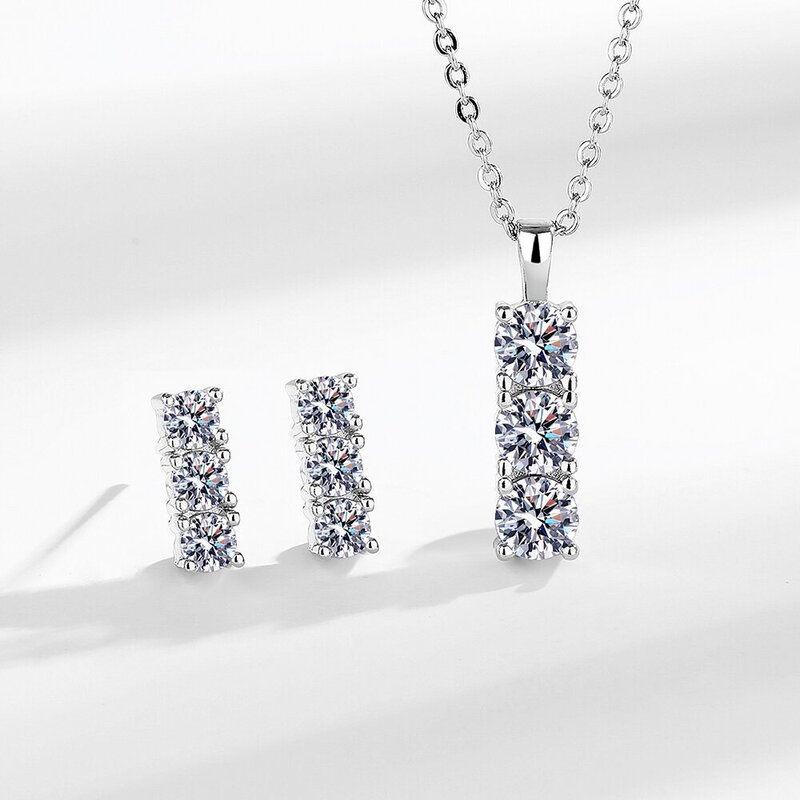 New Bridal Dress All-match Jewelry suit Earrings Jewelry Internet Celebrant Live Selling Necklace Earrings Women's Suit New Bridal Dress All-match Jewelry suit Earrings Jewelry Internet Celebrant Live Selling Necklace Earrings Women's Suit