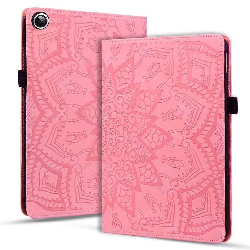 Suitable for Samsung Tab A9 11-inch 2023 tablet leather case calf pattern tablet embossed card holder shell