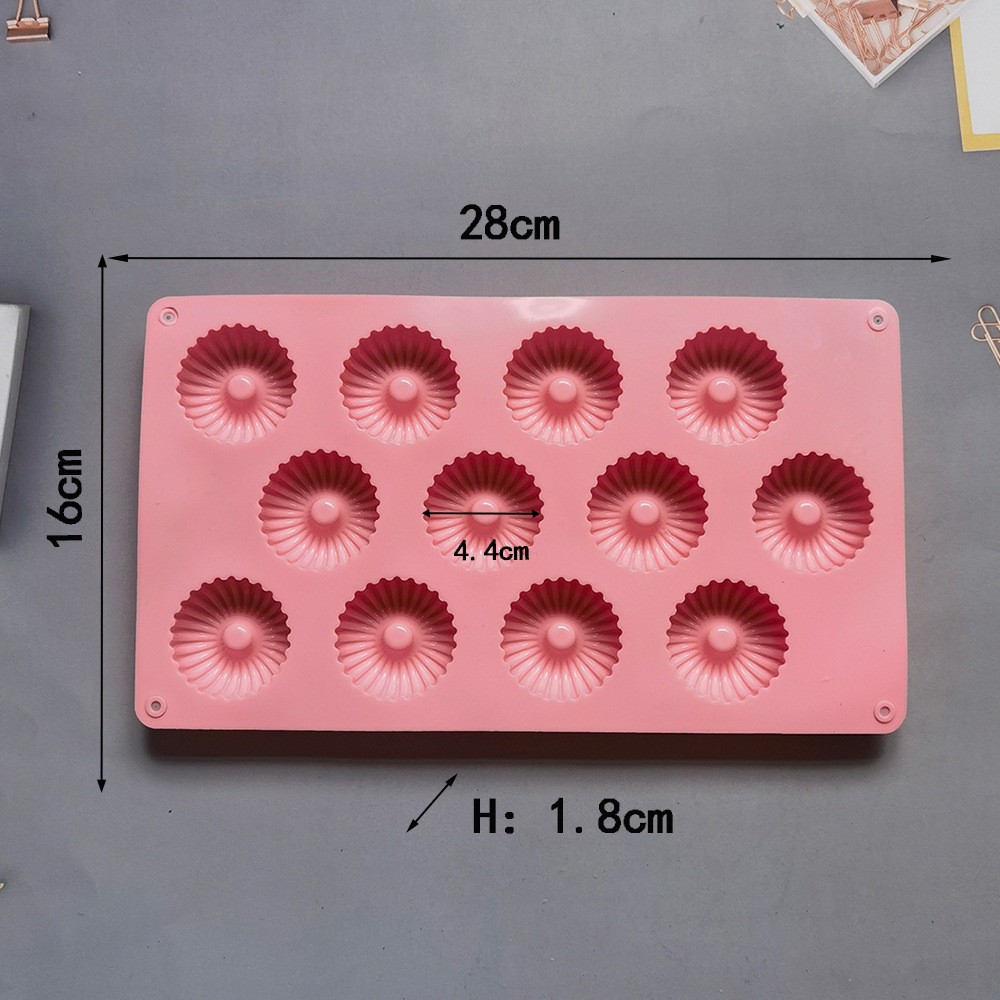 12 donuts de encaje 343 dulces pudín molde de postre pastel de decoración inserto utensilios de cocina para hornear