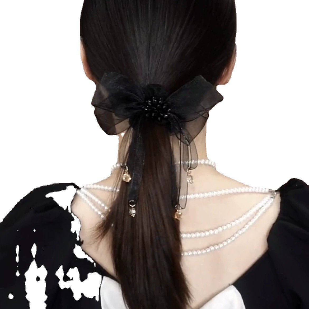 П tether Hair rope with bow, аксессуар для волос с кисточками, хвостик, стиль высокого качества, коллекция 2022