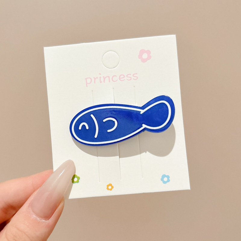 かわいいクリームドーパミンヘアピン高価値前髪クリップインスタイル学生前髪クリップ子供のヘアピンヘアアクセサリー|undefined