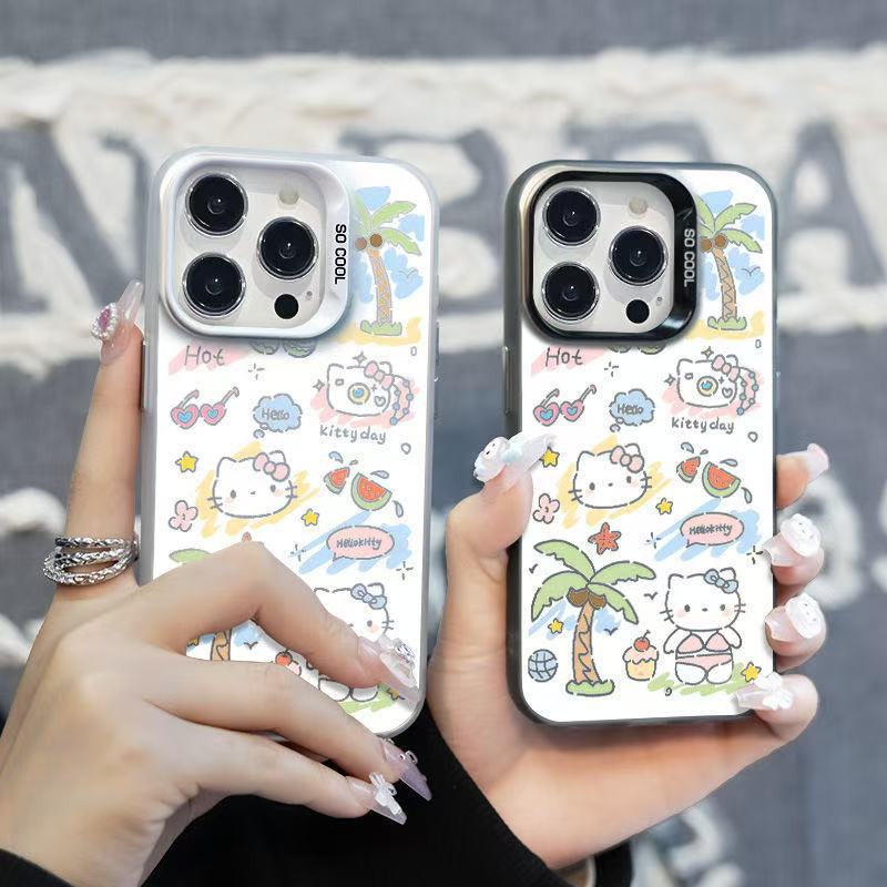 Nueva pareja linda aplicación iphone16 funda para teléfono móvil Apple 15promax/14 anti-caída 13pro1 2/11x