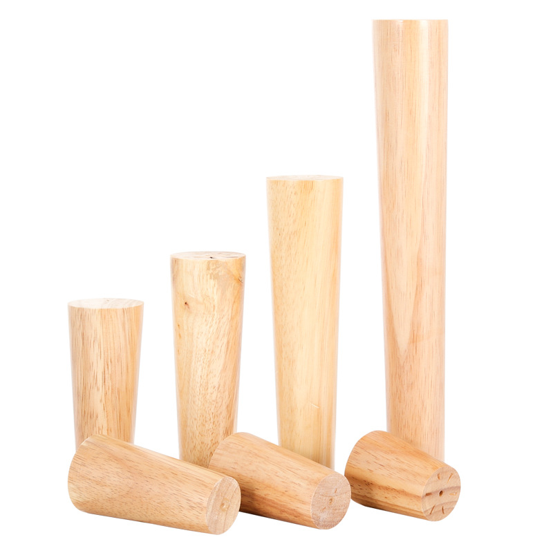 Solid wood cabinet foot support leg accessories sofa legs TV cabinet cabinet table coffee table table legs increase furniture feet 5