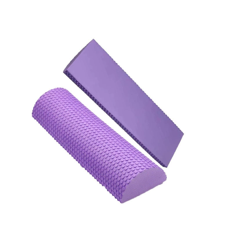 Foam roller solid semicircle yoga column semi-axis relaxation column balance rod crescent brick floating point foam roller Pilates