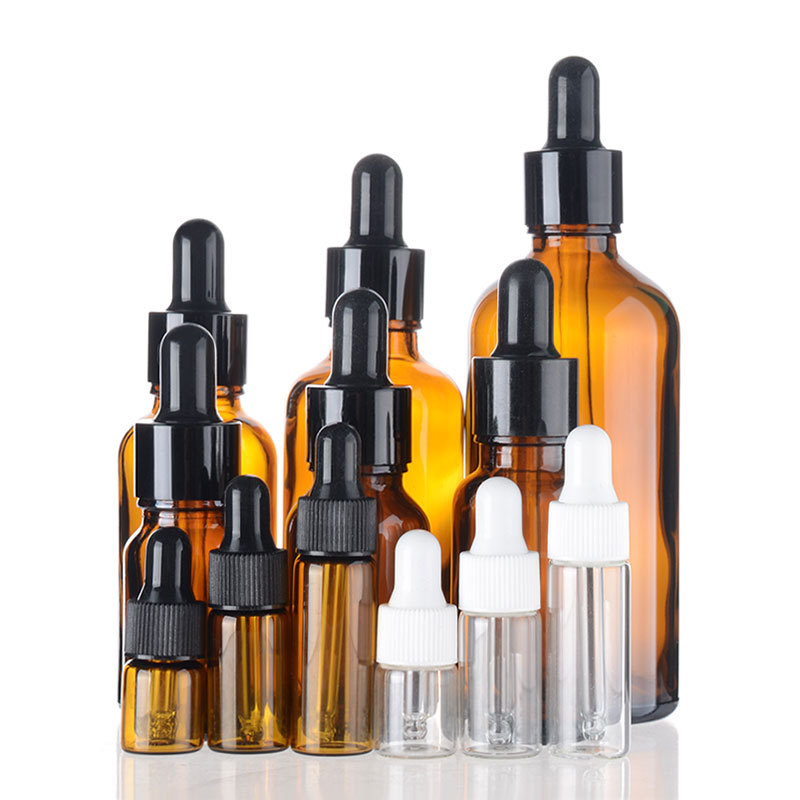 滴瓶DIY分装瓶瓶避光化妆品吸管小液辅食便携精油白玻璃空瓶其他