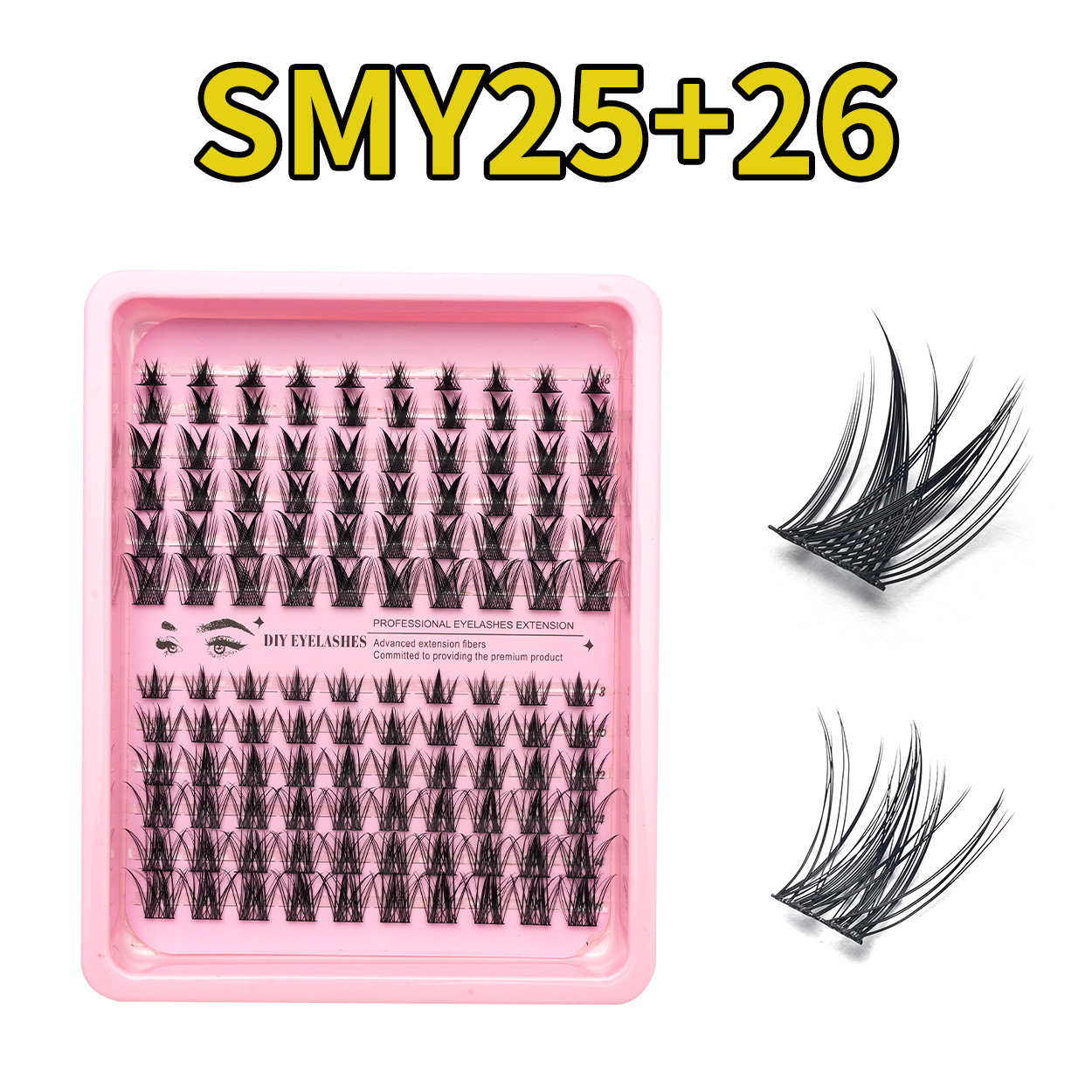 DIY transfronterizo pestañas falsas Europa y América Amazon estación independiente venta caliente segmento de flores de cabello comercio exterior fábrica al por mayor