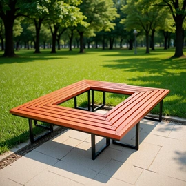 户外实木桌椅;排椅、等候椅;户外金属桌椅