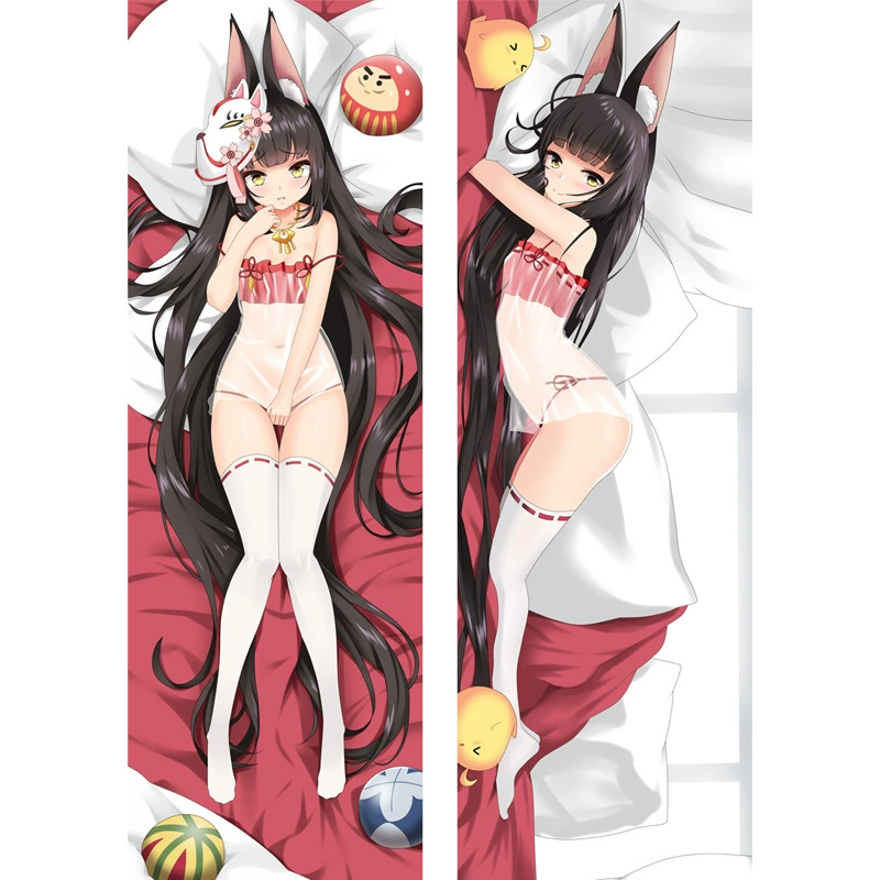 Наволочка для подушки в стиле Azur Lane Nagato лоли, полутелая, для обнимания, длинная наволочка для подушки