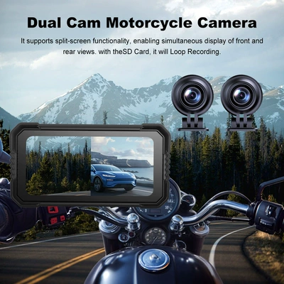 Hd 170 ° Wide-Angle | Motorcycle driving recorder