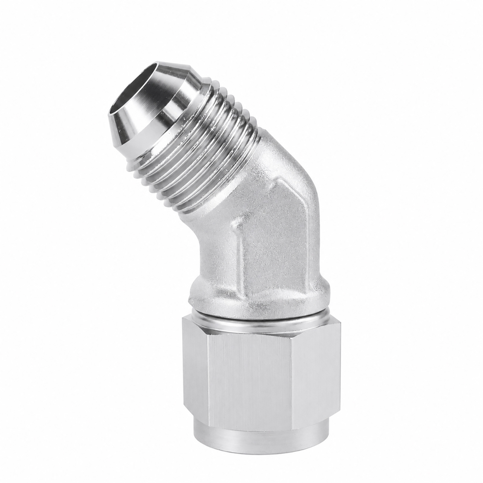 An3-An16 45/90 Degree Modification Parts Male and Female Aluminum Alloy Brake Oil Pipe Adapter for Racing Pipelines