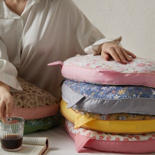 Manufacturer Wholesale Pure Cotton Cat Ear Whole Buckwheat Pillow Core Adult Student Lunch Break Removable Cervical Crescent Pillow Pillowcase